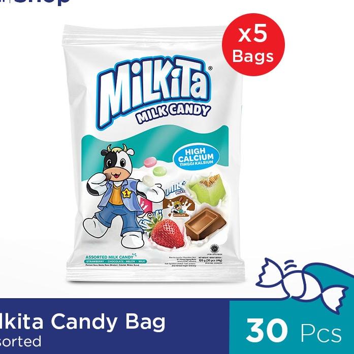 

♝ Milkita Candy Assorted Bag Premium Paket 5 Bag ☁