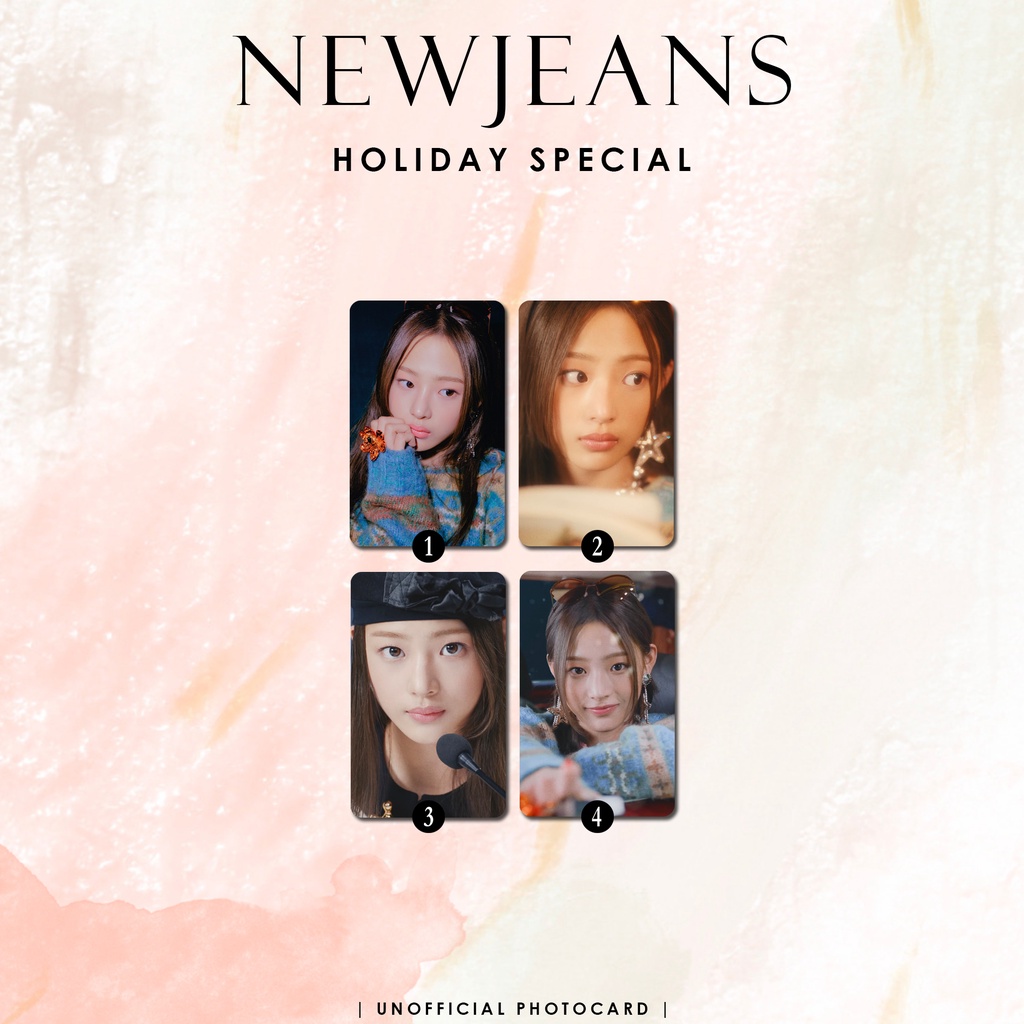 UNOFFICIAL PHOTOCARD NEWJEANS HOLIDAY SPECIAL