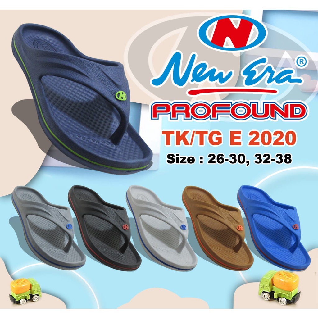 JURAGANTAS - SANDAL ANAK TANGGUNG COWOK SENDAL ANAK LAKI-LAKI KARET NEW ERA MODEL JEPIT TERBARU