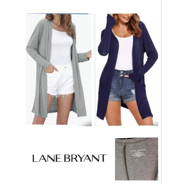 Cardigan Lane Bryant  Outer Panjang Wanita  Kekinian Original Branded
