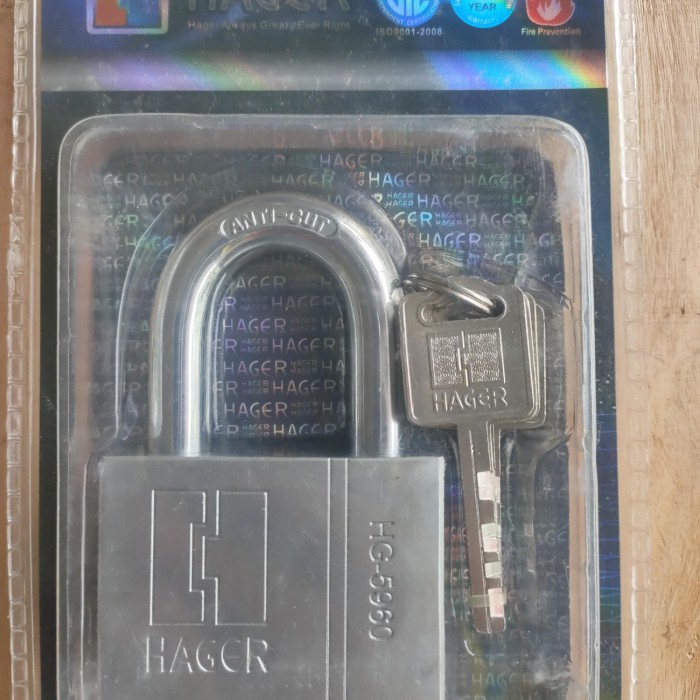 Terlaris Gembok Hager Hg-5960 /Gembok Pagar 60Mm