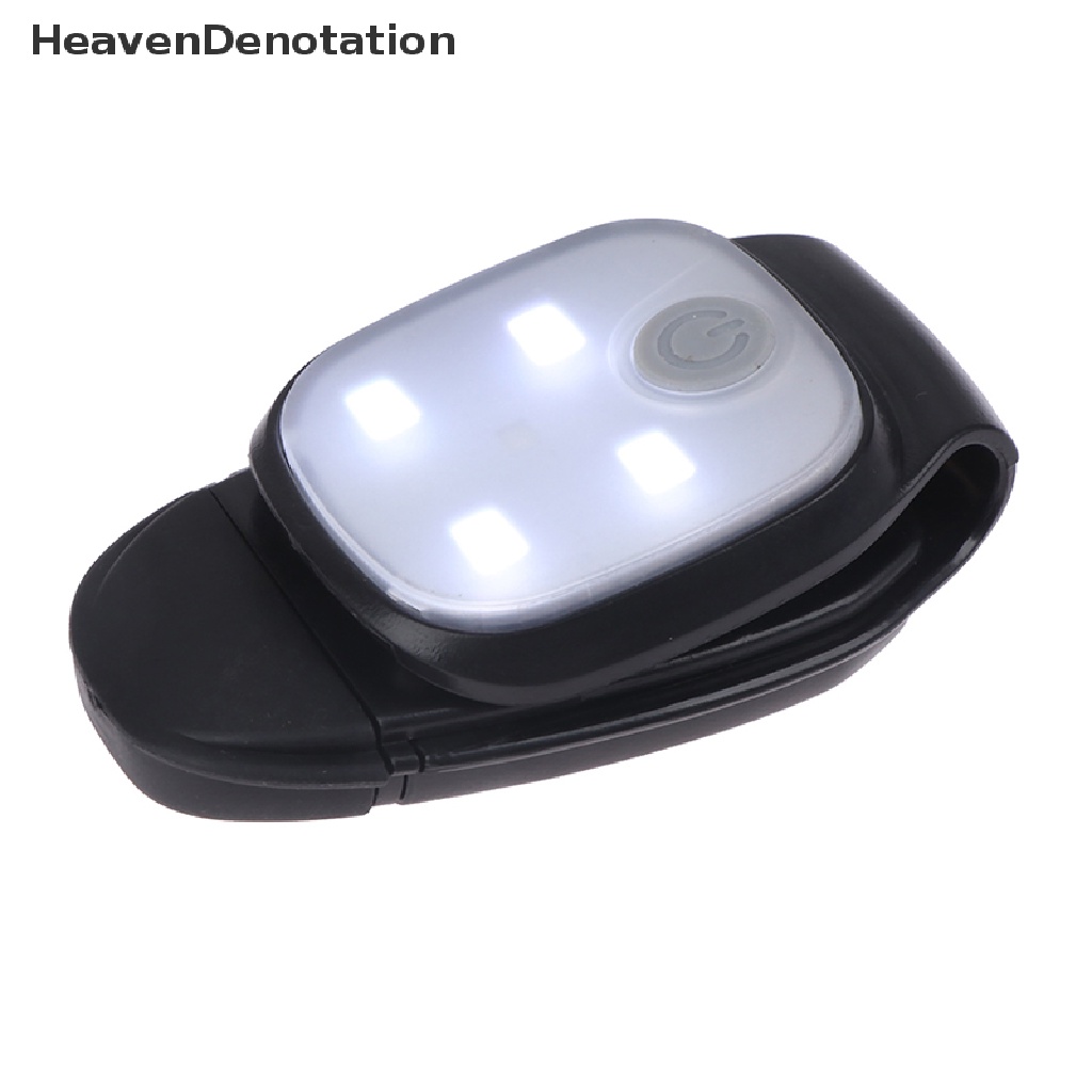 [HeavenDenotation] Senter Klip LED 4mode Lighg USB Rechargeable Clip On Aksesoris Lampu HDV