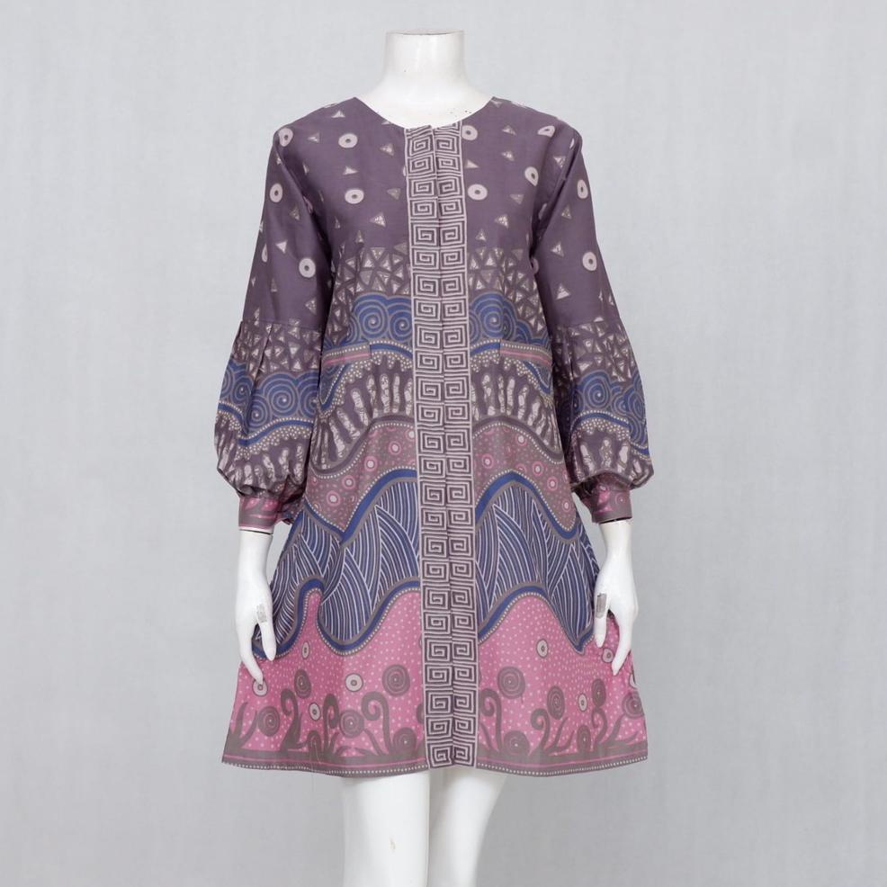 HARGA TERMURAAH TUNIK BATIK SOLO BESTARI PASPOL | DRESS BATIK BESTARI BUSUI FRIENDLY
