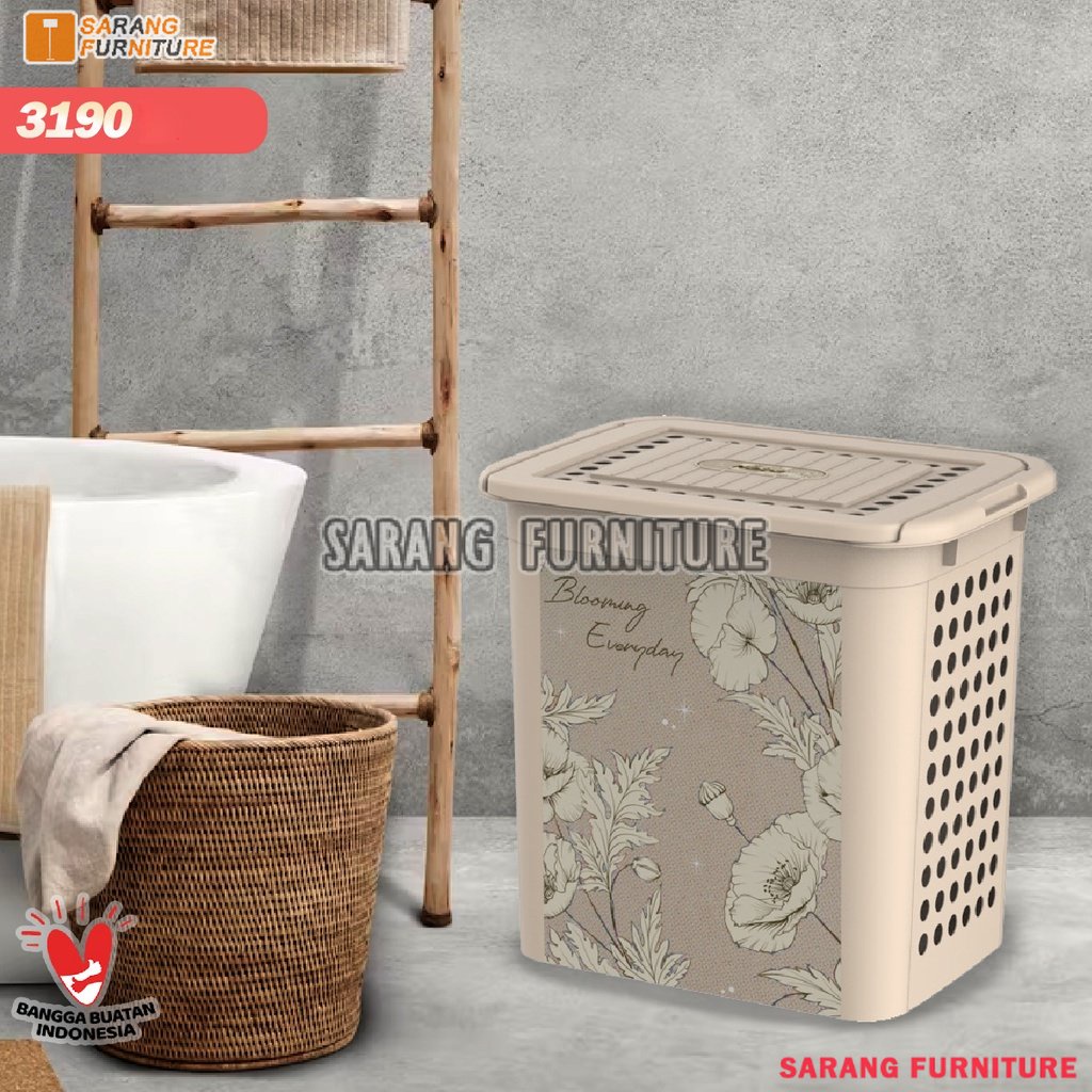 Keranjang Naiba 3190 Emerald Baju Kotor Laundry Basket Jumbo! Keranjang Baju Laundry Bag Original