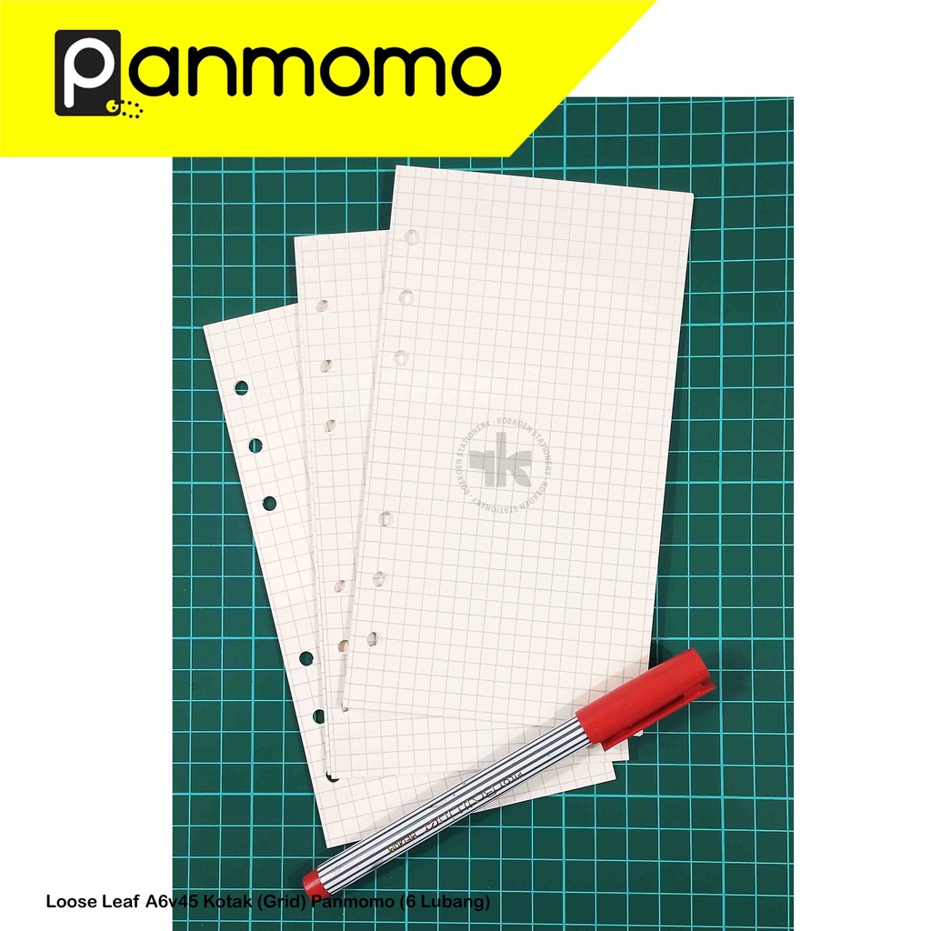 

Panmomo Loose Leaf A6 v45 6 Lubang