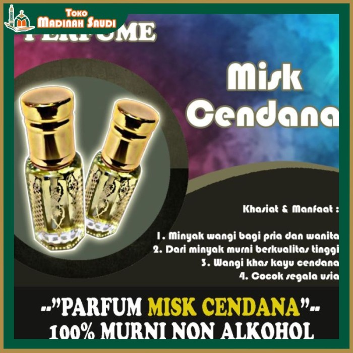 Perfume Minyak Wangi Cendana Misk Cendana Asli 100 Persen