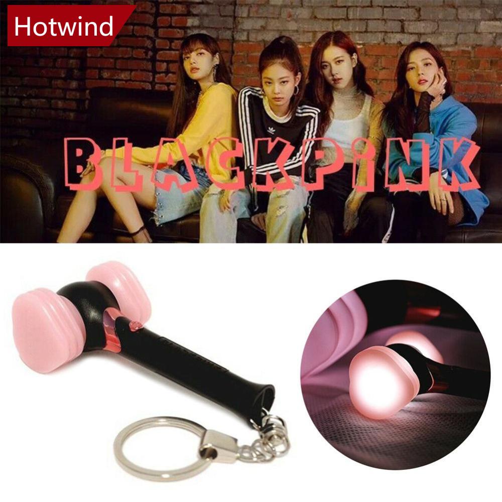 Hotwind KPOP BLACKPINK Light Stick Keyring YG Entertainment Gantungan