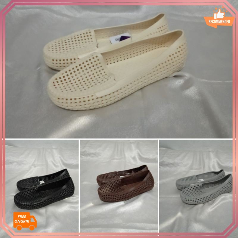 MY BABY Sepatu Wanita KARET Flat Shoes Karet Yumeida LD 3101