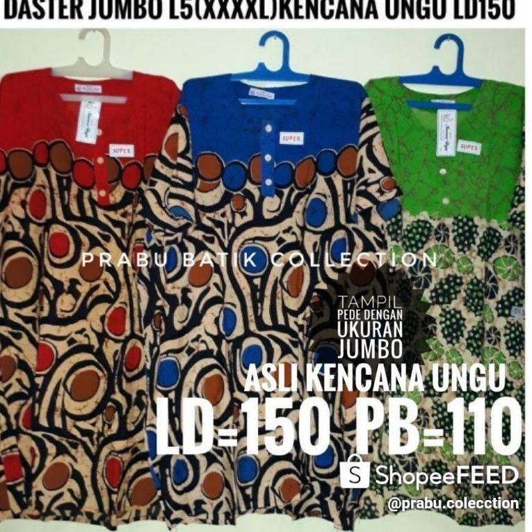 PALING DICARI DASTER KENCANA UNGU 5L LD 150 JUMBO BATIK KENCANA UNGU