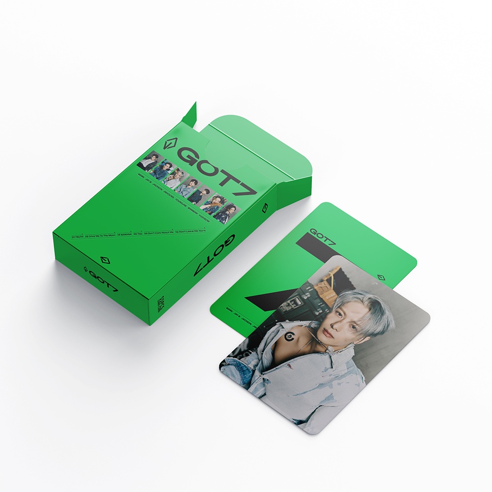 55pcs/box GOT7 2022album Photocards BamBam Jackson JayB Jinyoung Mark Yugyeom Youngjae Kartu Lomo NANANA Kpop Postcards