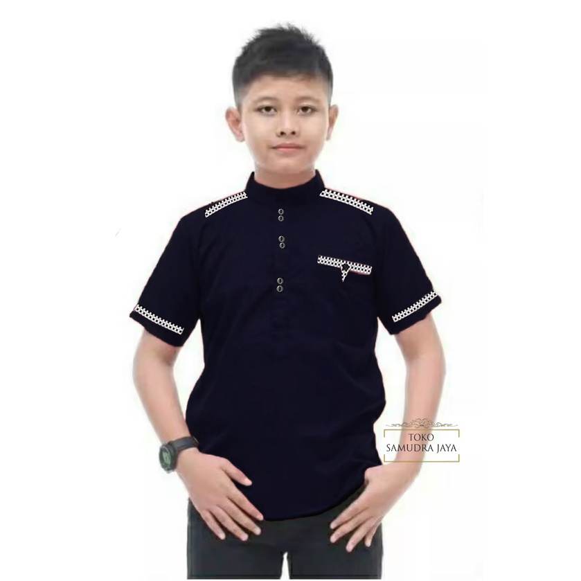 PREMIUM Koko Kurta Anak Laki laki 1-11 Tahun Baju Muslim Anak Laki laki Putih