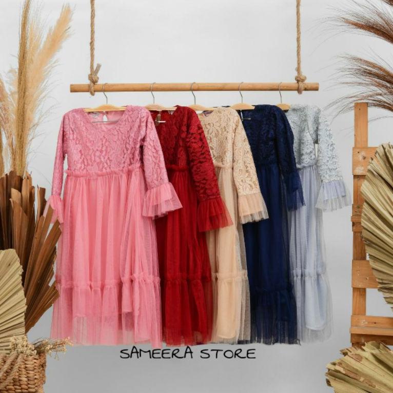 BOOMING GAMIS BROKAT ANAK TERMURAH / GAMIS ANAK / BAJU MUSLIM ANAK
