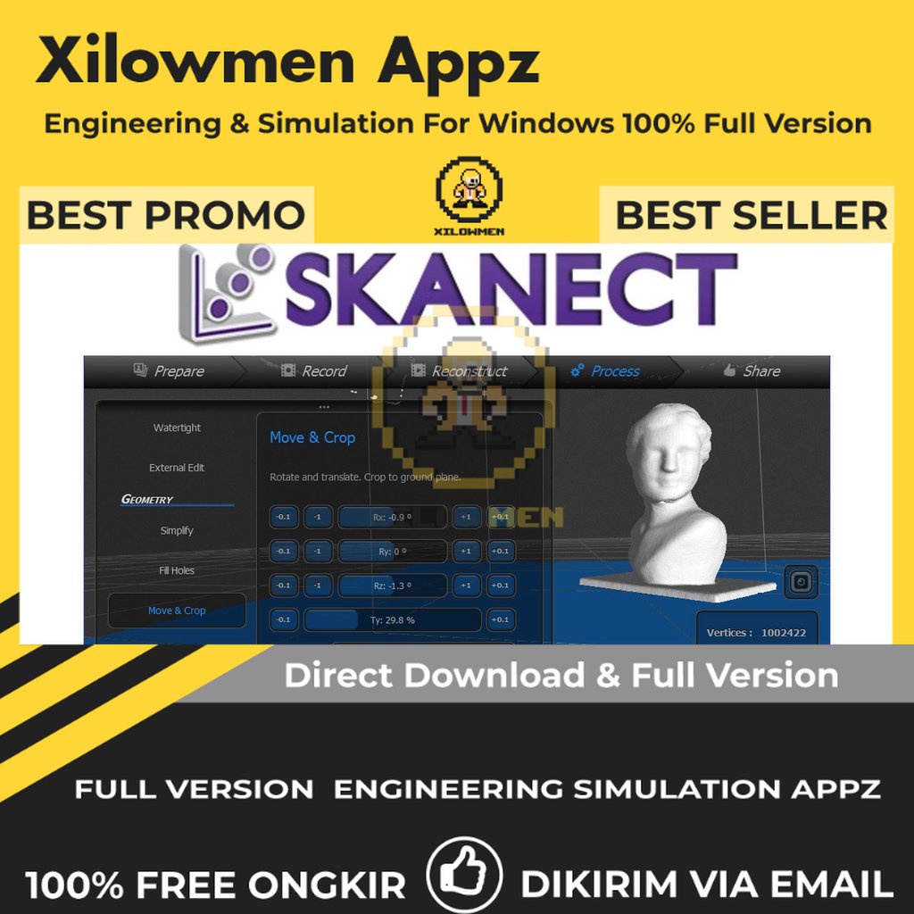 [Full Version] Occipital Skanect Pro Engineering Software Lifetime Win OS