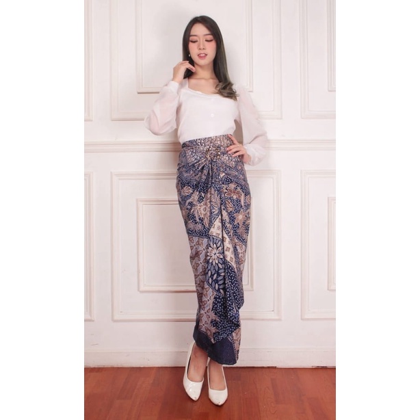 Rok Lilit Floral Original / Rok Kebaya / Bawahan Kebaya / Rok Batik / Bawahan Batik / Rok Wisuda / Rok Kondangan / Kain Lilit Batik / Batik