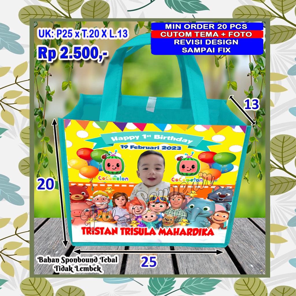 

Tas Ultah Anak Karakter Cocomelon
