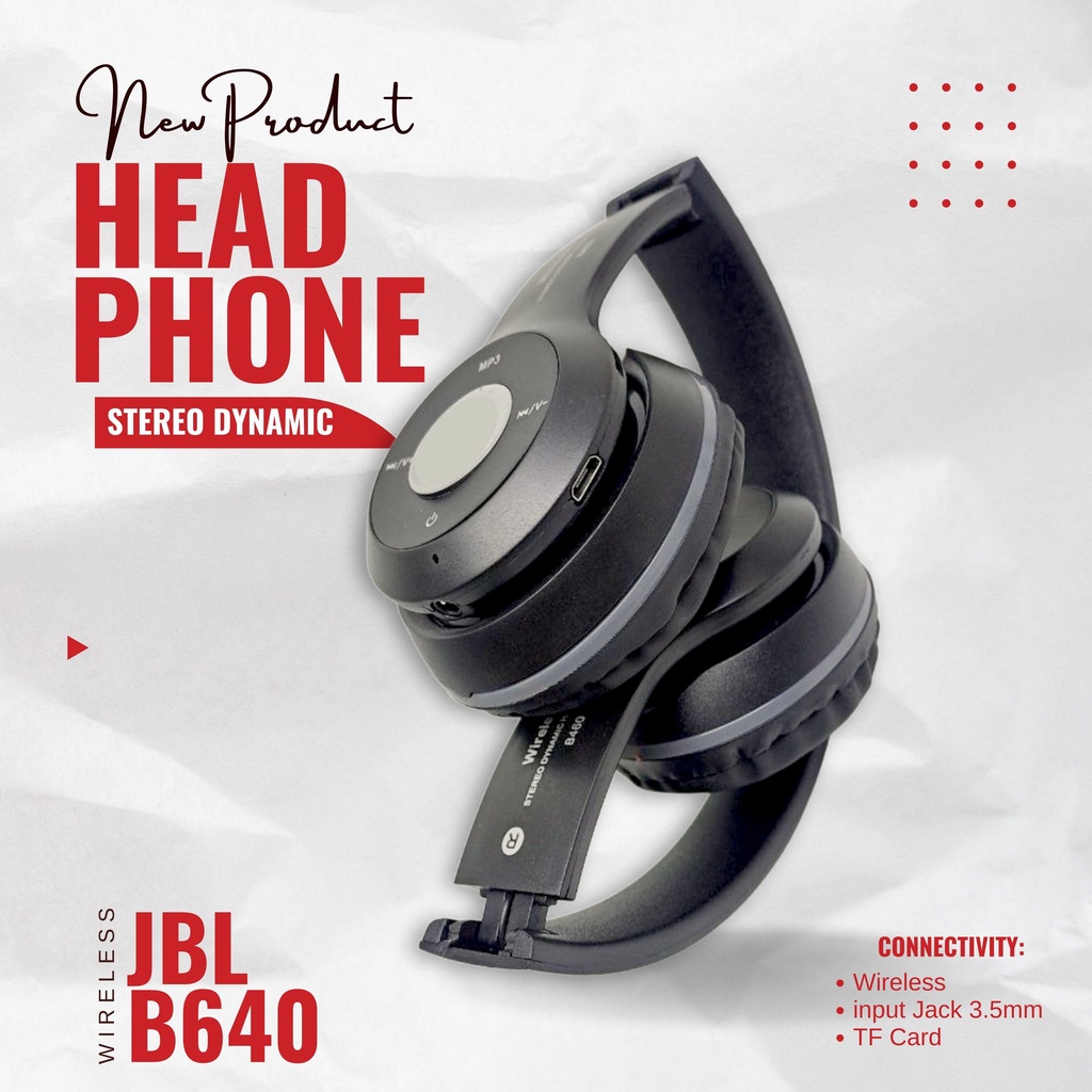 JBL B460 Wirelles Headphone On-Ear Wireless Headphone B460 Hi-Res Stereo Hanfsfree Bluetooth Headphone Bluetooth Stereo Dynamic