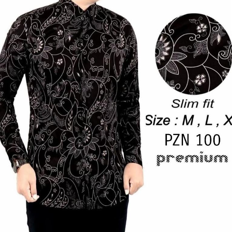 Paling Laris BATIK MEWAH PREMIUM //Batik pria slimfit asli