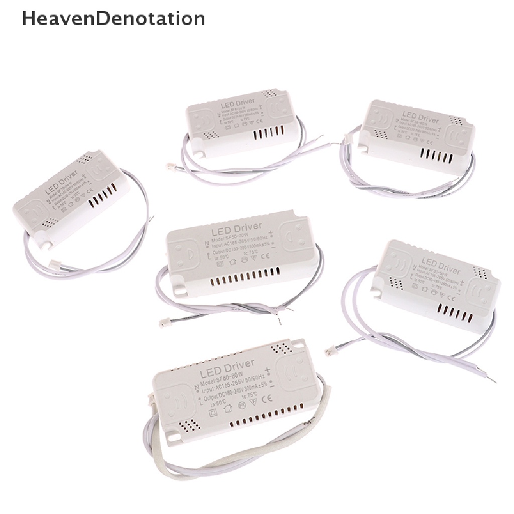 [HeavenDenotation] Driver LED 300mA Board 8-24W 20-36W 30-50W 36-60W 50-70W 60-80W Lampu Power LED HDV