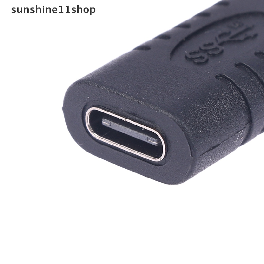 Sho USB 3.1 Type-C Female to Female Coupler USB-C Converter Adapter Konektor Baru N