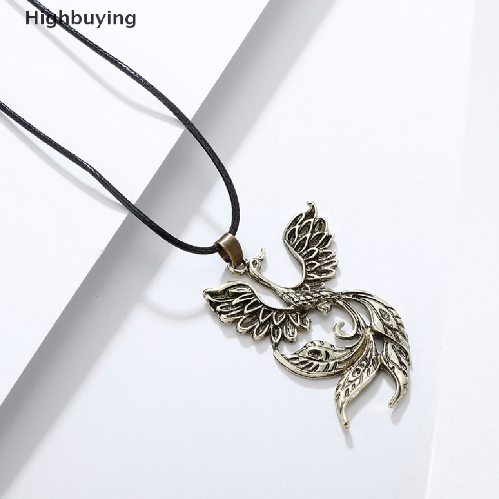 Hbid Fashion Vintage Phoenix Bentuk Burung Liontin Kalung Pria Wanita Choker Jewelry Glory