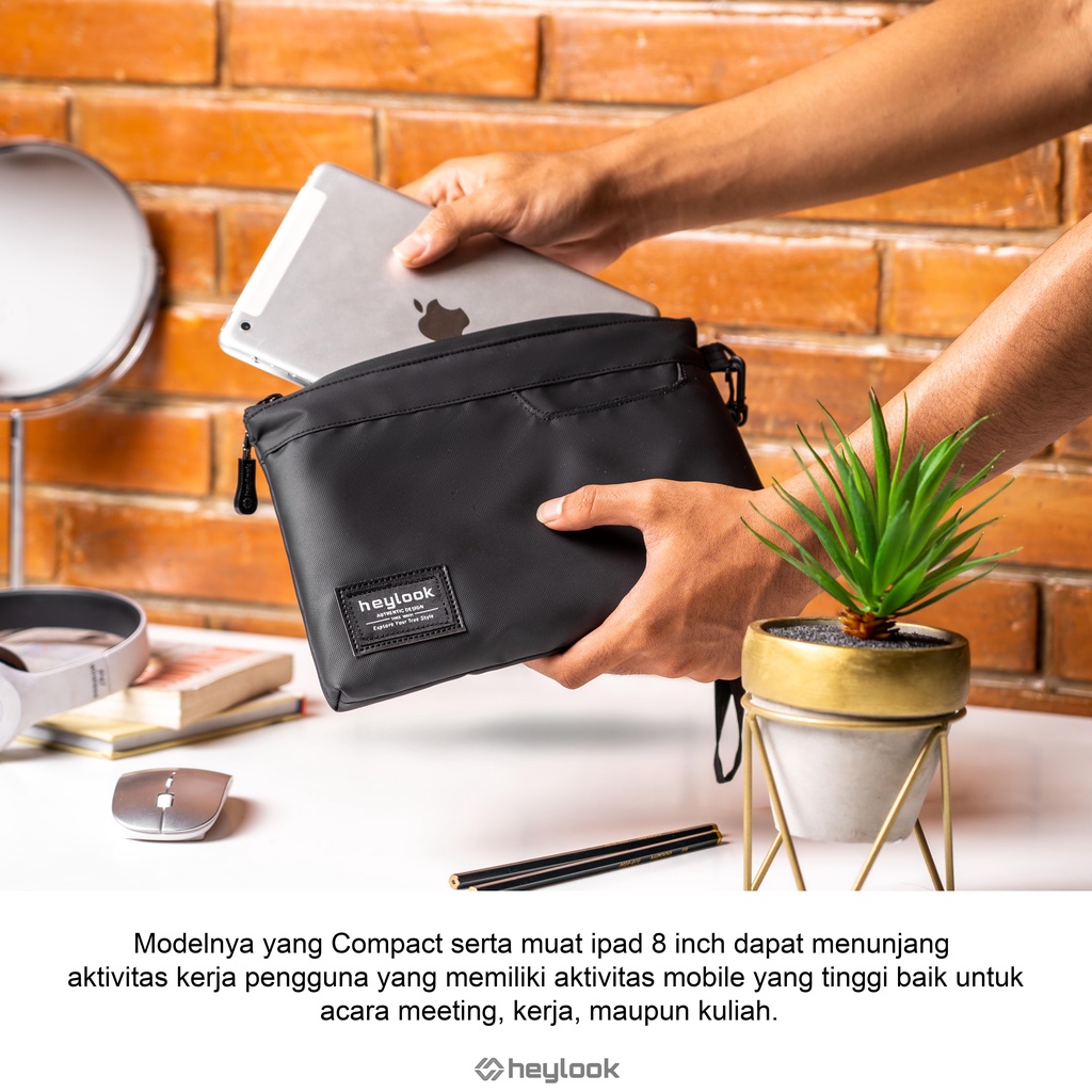 HEYLOOK Official -  Clutch Bag ROYCE 2.0 Hand Bag Pria Wanita Pouch Bag Pria Wanita Waterproof Image 7