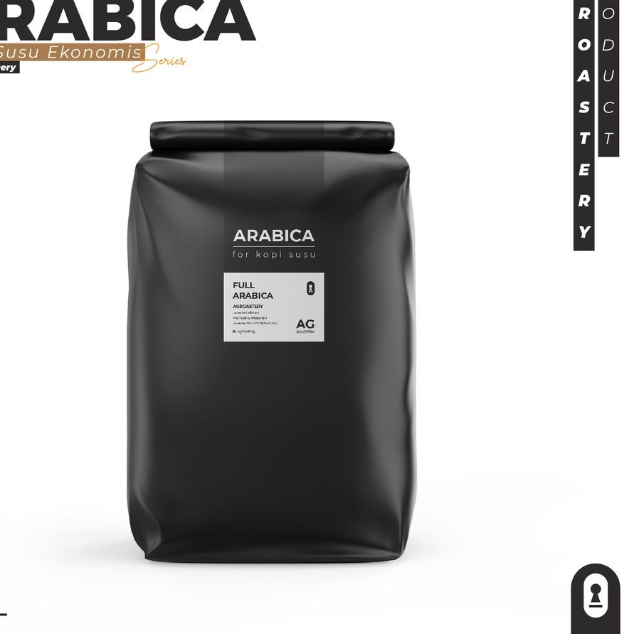 

⅍ Biji Kopi Full Arabica Kopi Susu Ekonomis 1 KG | 1KG ➱
