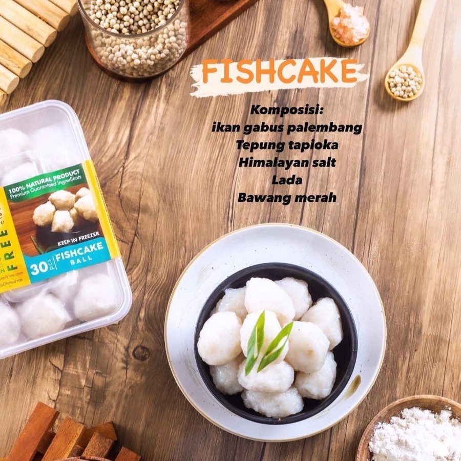 Nesville FISHCAKE BALLS ikan GABUS Non GMO,GLUTEN FREE,HALAL