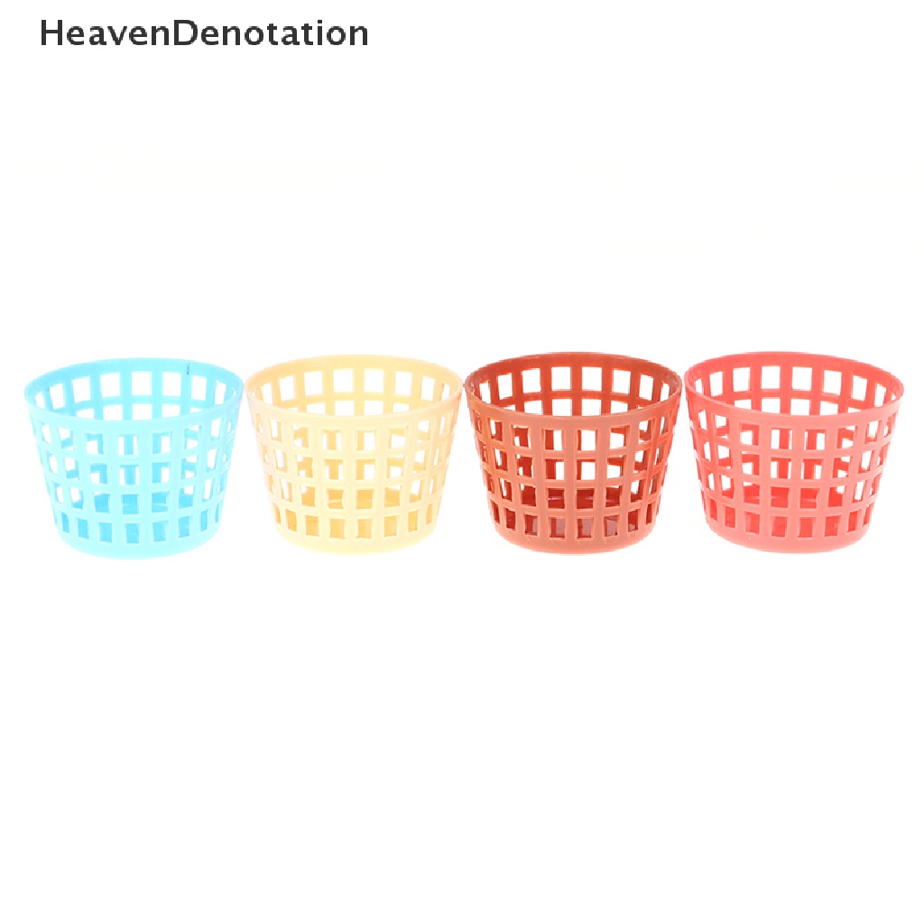 [HeavenDenotation] 5pcs Mini 1 / 12 Cute Dollhouse Storage basket Dolls Miniature Decoration HDV