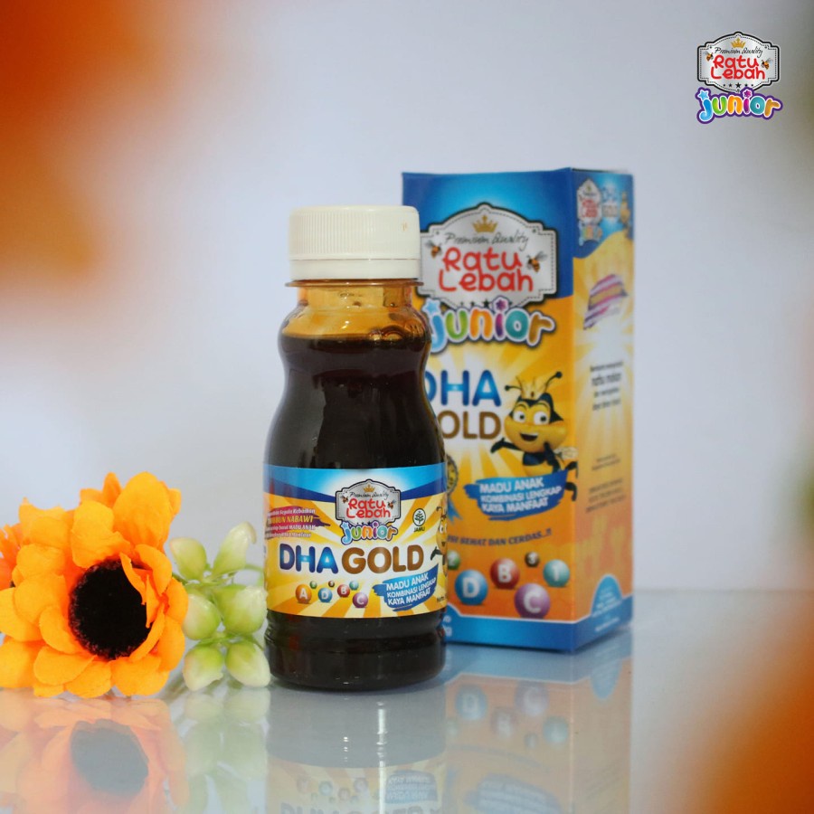 

Madu Anak Ratu Lebah Junior DHA GOLD plus Omega 3