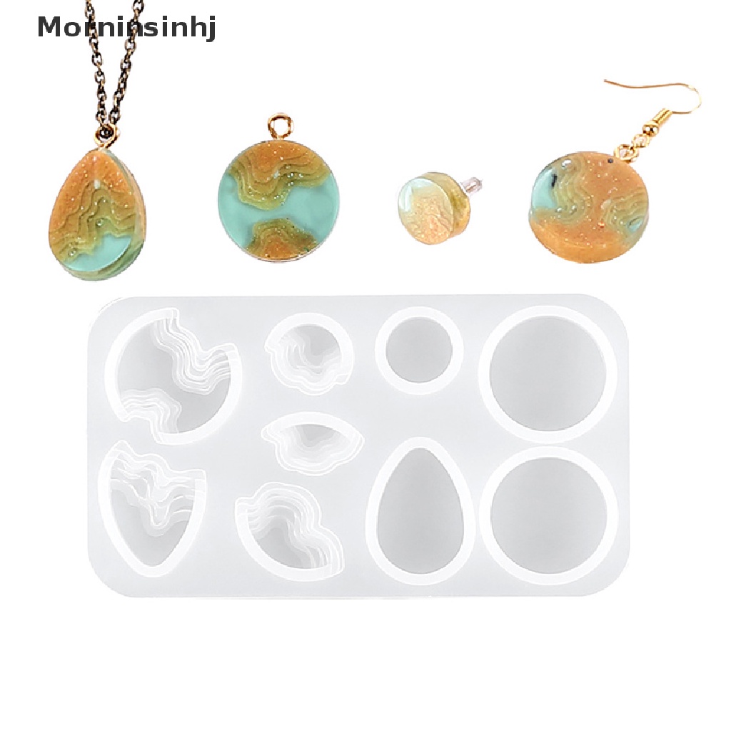 Mornin Resin Liontin Silicon Cetakan DIY Membuat Gelang Kalung Epoxy UV Perhiasan Craft id