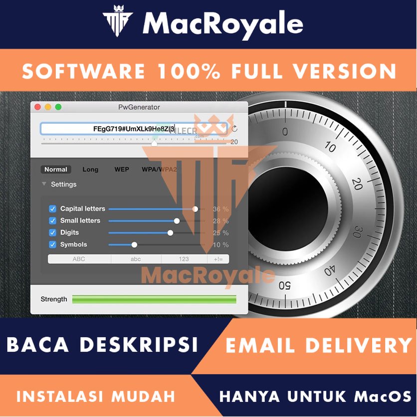 [MacOS] PwGenerator Full Version Lifetime Full Garansi