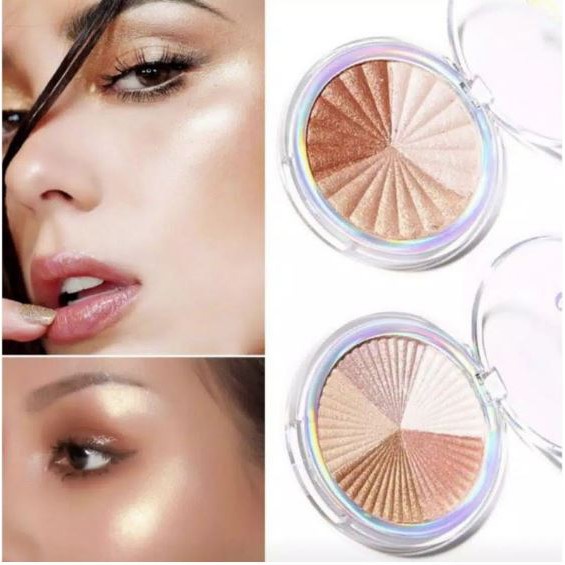 (NCS) CM44DU SHIMMER HIGHLIGHTER Make Up Powder Glitter Bronzer Contour Palet oil control brighten