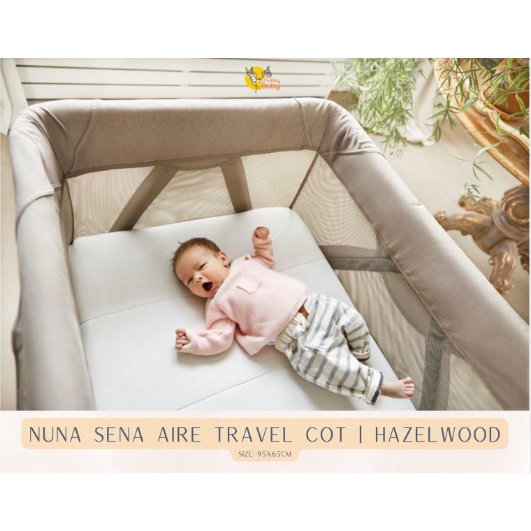 Nuna Travel Bed Sena Aire 95x65cm | Hazelwood