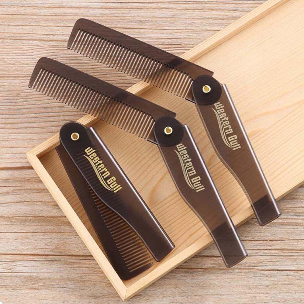 Rebuy Sisir Lipat Aksesoris Rambut Profesional Hairdressing Pocket Size Oil Head Comb