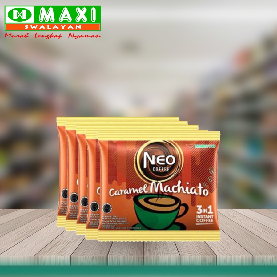 

Kopi Neo Caramel Macchiato Sachet 5s