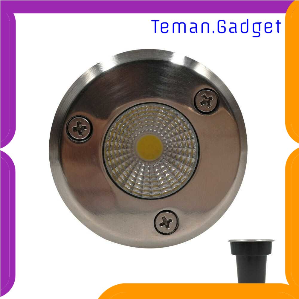 TG-LMP JIERWORLD Lampu Taman Hias Tanam Ground Light Waterproof Warm White 5W - JLG-1W