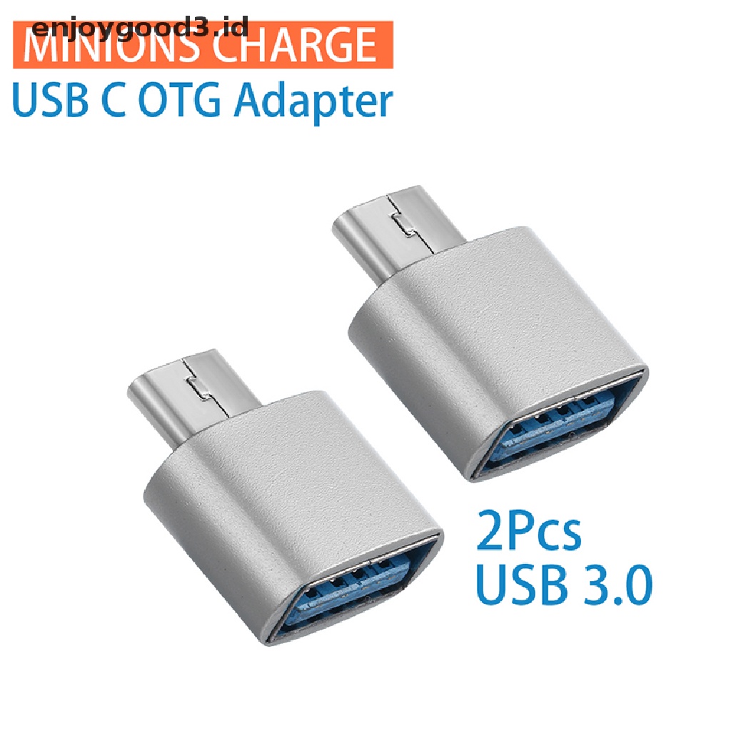 [Rready Stock] Adaptor Tipe-c Handphone U disk card reader usb2.0 Ke Tipe-c3.1 transfer data (ID)