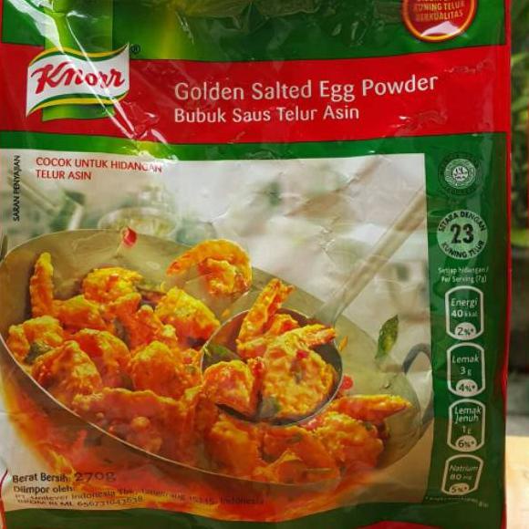 

► KNORR SALTED EGG HALAL MUI 270 GR ♤