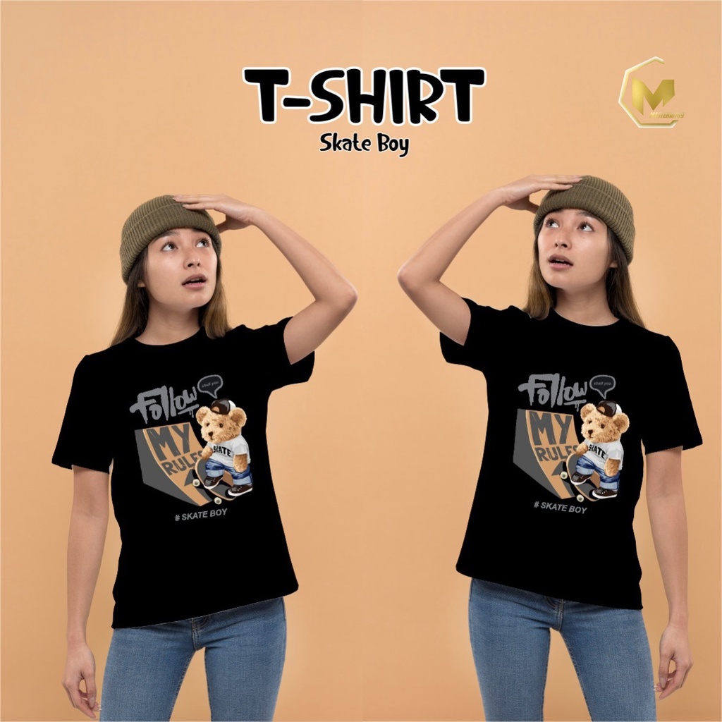 Baju Kaos shirt Pria Wanita Unisex Streetwear kaos Surfing pakaian atasan cewek cowok tshirt MA3557