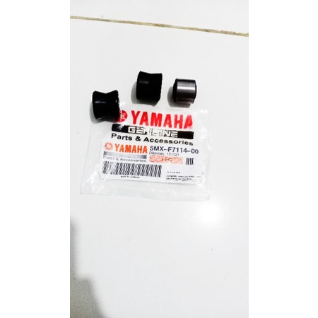 3PC BOSH+KARET SHOCK BELAKANG RING 14 SHOCK ATAS BAWAH SEMUA YAMHA MIO M3 GT J XEON FINO ASLI