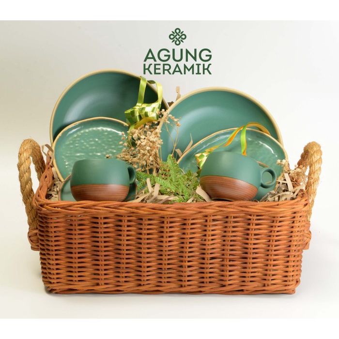 

Hampers Agung Keramik Plate Set |Parcel Lebaran stoneset