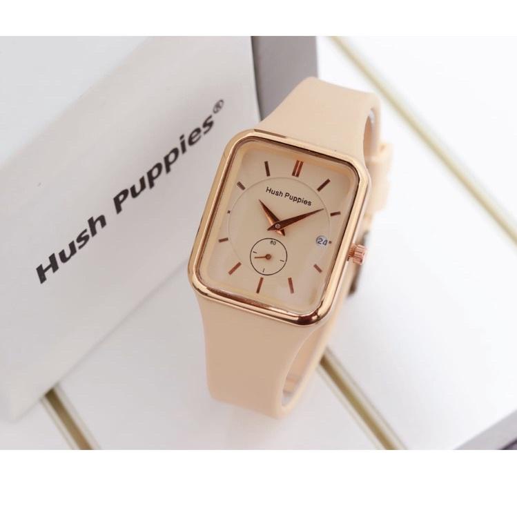 Import Terlaris [ COD ] JAM TANGAN FASHION WANITA HUSH PUPPIES HP2657 GW CHRONO DETIK TANGGAL AKTIF 