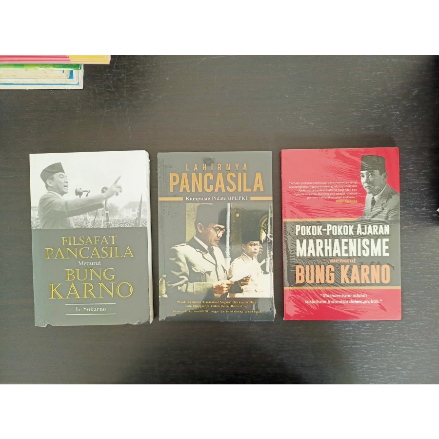 Buku Filsafat - Paket Buku Bung Karno Filsafat Bung Karno (3 Buku)