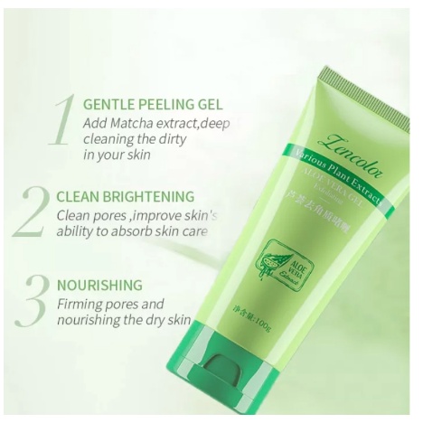 Aloe Vera Centella Exfoliating Asiatica Peeling Gel Eksfoliasi Kulit Wajah Exsfoliasi 60g