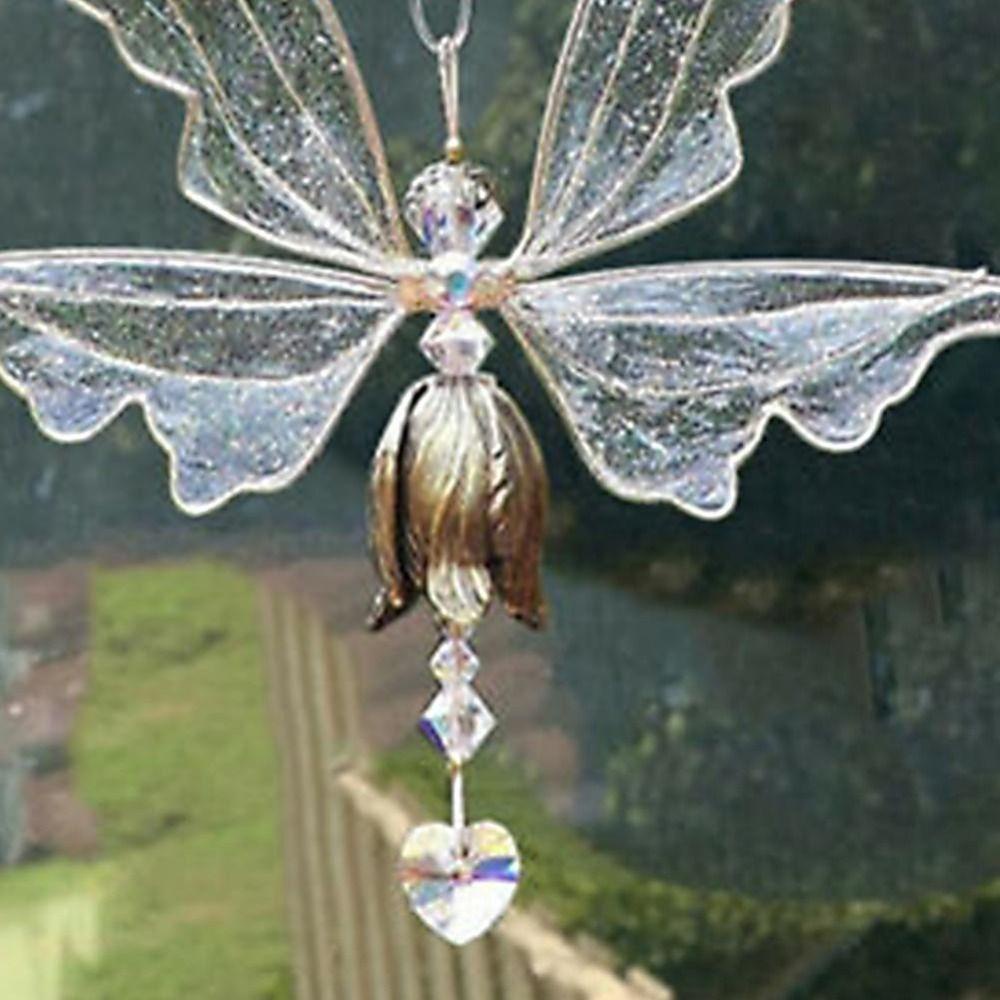 R-FLOWER Wind Chime Hadiah Hiasan Taman Dekorasi Rumah Sayap Peri