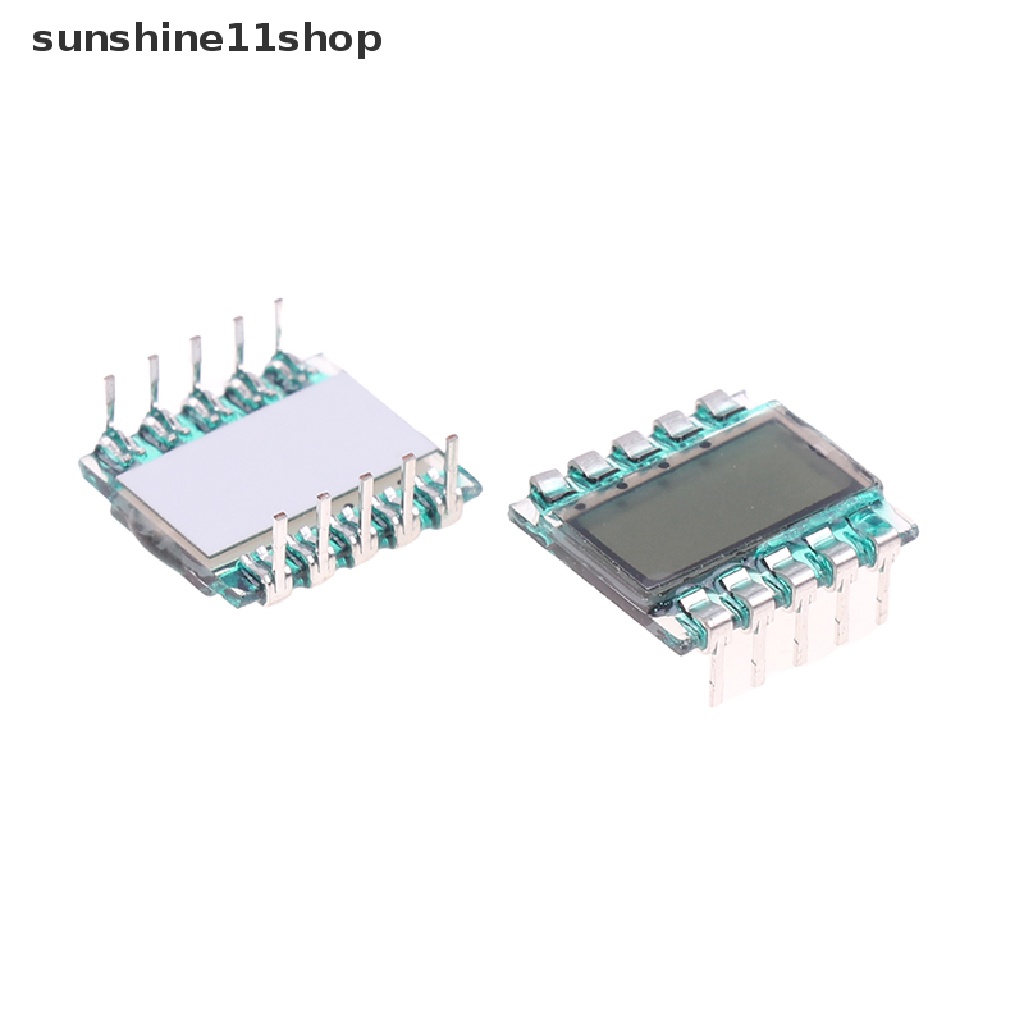 Sho 10PIN TN Positif 3 Digit Segmen LCD Panel 3.0V Digital Tabung Display N