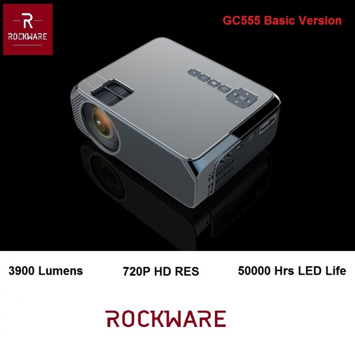 108 ROCKWARE RW-GC555 Basic 1080P Home LED Projector 3900 Lumens Alt CL770