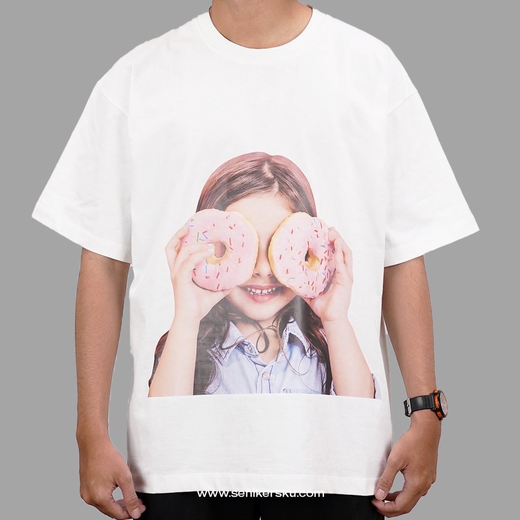 ADLV Donut Girl White Tee