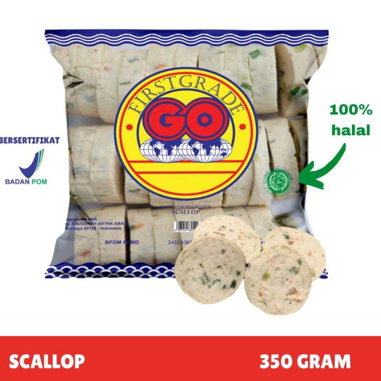 

U23 SCALLOP GO ISI 40 || SCALLOP IKAN PUTIH GO || SCALLOP IKAN OLAHAN CUCI GUDANG ゛