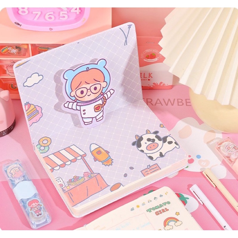 

Terlaris ✨ -KENSHO Diary Notebook Buku Catatan Lucu Import Premium / Karakter / Imut / Fancy / Tebal- 2.2.23